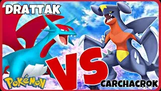 Miniature : Carchacrok VS Drattak / Pokémon / Qui est le Meilleur ?! ❤