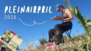 Miniature : J'AI PEINS DEHORS PENDANT UN MOIS ! Plein Airpril 2026