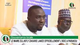 Miniature : Gouvernance locale : LE MAIRE ZUL-KIFLY ZAKARIE LANCE OFFICIELLEMENT L'IBDC A PARAKOU
