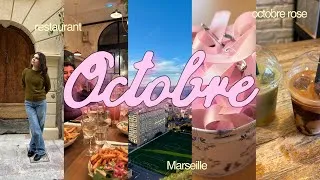 Miniature : ma vie en octobre (cafés, marseilles & anniversaire de mél) 