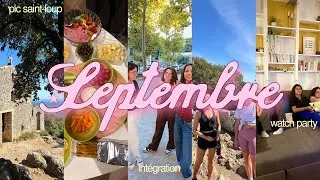 Miniature : ma vie en septembre (soirée d’intégration, watch party TSITP & pic saint-loup)