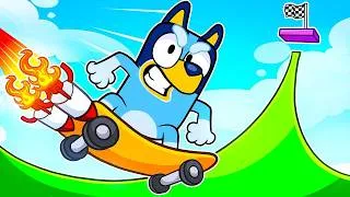 Miniature : BLUEY Utilise LE SKATE ULTIME sur Roblox SKATE OBBY !