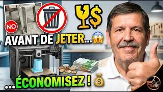 Miniature : avant de jeter,regarde ca,mon imrpmante 3d m'a fait economiser  de l'argent