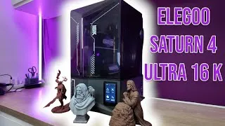 Miniature : Elegoo Saturn 4 Ultra 16 K - Unboxing et Premières Impressions