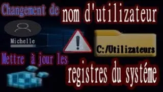 Miniature : Corrige les erreurs des registres système de Windows. Renommer ton PC et le dossier C:/Utilisateur.