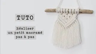 Miniature : 1#TUTO : petit Macramé pour DEBUTANT | Boho | DIY |