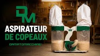 Miniature : Aspirateur à Copeaux 320L Damatomacchine | Test et Avis