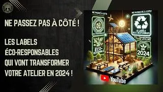 Miniature : 🌍 👇 Ne Passez Pas à Côté ! Les Labels #écoresponsable qui Vont Transformer Votre Atelier en 2024 !