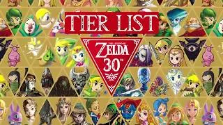 Miniature : Tier List ZELDA! Les commentaires vont êtres marrant!