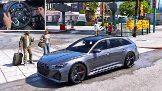 Miniature : 🚘 GTA 5 - CONDUCTEUR UBER EN AUDI RS6 AVANT !