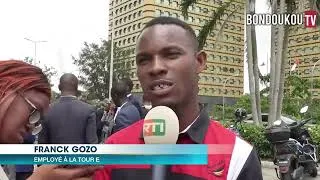Miniature : LA TOUR E A ABIDJAN ( PLATEAU) TOUCHÉ PAR UN INCENDIE 🔥🔥 🔥
