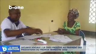 Miniature : Sécurité sociale : la CNSS procède au paiement des prestations du premier trimestre 2026.