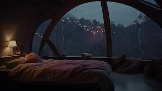 Miniature : Pluie par fenêtre | Écoutez et détendez votre esprit au son doux de la pluie et du tonnerre