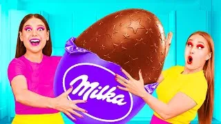 Miniature : Comment Faire Un Œuf En Chocolat Géant Défi | Situations Amusantes par BooGaGa