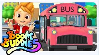 Miniature : Boom Buddies Les roues de l'autobus 🚌🎶 | Chanson pour Enfants en Français