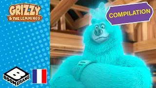 Miniature : Grizzy et les Lemmings : LA DIMENSION NUMÉRIQUE ! 🐻🎮 (Compilation de 50 min) | @BoomerangFRANCE