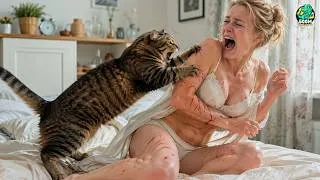 Miniature : 80 des attaques de chats les plus brutales contre des humains, filmées par une caméra.