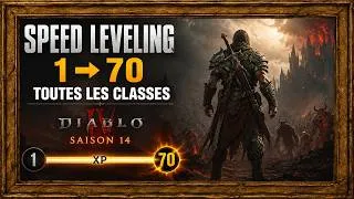 Miniature : ⚡ Level 70 en 3H30 ? Le MEILLEUR Speed Leveling S14 (Toutes les classes) | Diablo 4