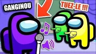 Miniature : Ganginou CHANTE et se fait TUER pour RIEN ! (Among Us)