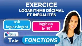 Miniature : EXERCICE MODÈLE : LOGARITHME DÉCIMAL ET INÉGALITÉS