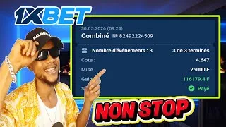 Miniature : 1xbet tu veux V@lider non stop ...? Regarde ça 🔥