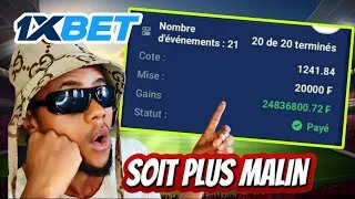 Miniature : 1xbet soit plus malin dans tes paris. Regarde ça 🤯✅.