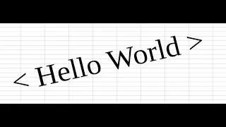 Miniature : Road to Programmer palier 0 projet 1 - hello world