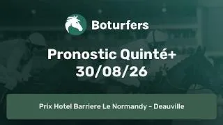 Miniature : Pronostic PMU du Quinté du jour du 30/08/26: R1C3 - DEAUVILLE