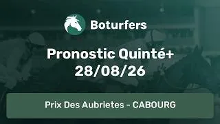 Miniature : Pronostic PMU du Quinté du jour du 28/08/26: R1C4 - CABOURG