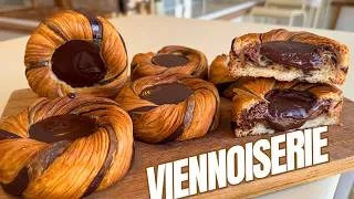 Miniature : La Rosace Chocolatée en Pâte à Croissant (Tutoriel Complet)