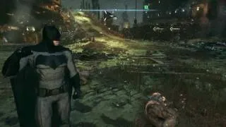 Miniature : Batman arkham knight : Ben Affleck and Batmobile