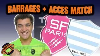 Miniature : ÉNORMES PERFORMANCES DES CLUBS PARISIENS ! - Analyse du Top 14 - Barrages + Acces Match