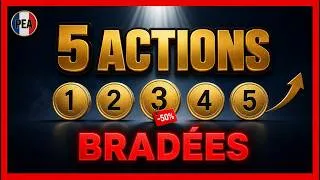 Miniature : 🔴 Ces 5 actions PEA sont BRADÉES (personne n'en parle) !