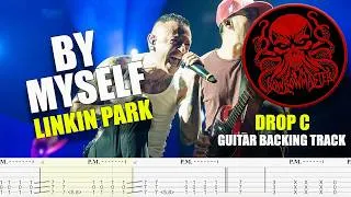 Miniature : Linkin Park - By Myself | TAB | LIVE | GUITAR BACKING TRACK