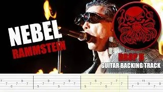 Miniature : Rammstein - Nebel | TAB | LIVE | GUITAR BACKING TRACK