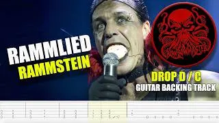 Miniature : Rammstein - Rammlied  | TAB | LIVE | GUITAR BACKING TRACK