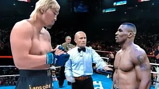 Miniature : Le GÉANT qui a promis de battre Mike Tyson... Mais en QUELQUES SECONDES, voici ce qui s'est PASSÉ