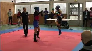 Miniature : Championnat de France Muay Thai Assaut Technique 2018 Rami 1/4 Finale