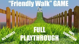 Miniature : "Friendly Walk" INDIE GAME PLAYTHROUGH 100% COMPLETE