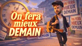 Miniature : On fera mieux demain – BoZPaPaNe | Clip officiel (Animation 3D & Réalité) #musicvideo #cartoon