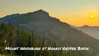 Miniature : Mount Washburn et Norris Geyser Basin