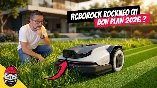 Miniature : Le robot tondeuse Roborock RockNeo Q1 est-il le bon plan de 2026 ?