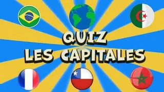 Miniature : Quiz Géographie 🟡🔵 - Les capitales - 20 Questions.