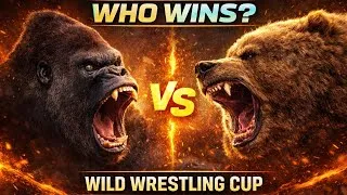 Miniature : WILD WRESTLING CUP 🏆 Gorilla vs Bear (Tournament Highlights)