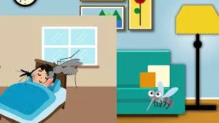 Miniature : La famille moustique  piquent les enfants têtus  ||comptines