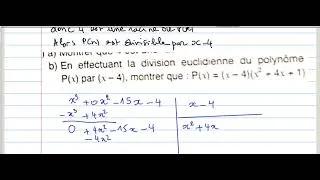 Miniature : Correction d'un exercice sur les polynômes TCS