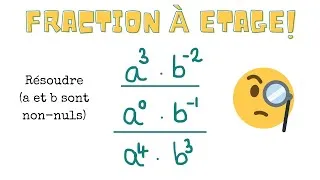 Miniature : 😬 Résous cette fraction à étages avec puissances