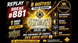 Miniature : Ultimate Collection 2025-26 🔥 Break #881 | Inner Case de 8 Boîtes!