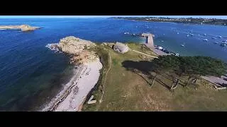 Miniature : Survol du port du Korejou à Plouguerneau