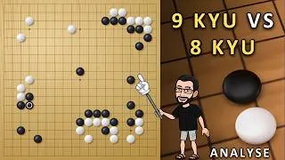 Miniature : Commentaire de Partie de Go - 9 Kyu VS 8 Kyu | Jeu de Go